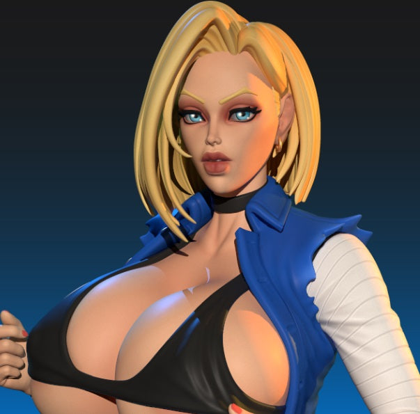Texelion : Android 18  Bust/Booty pen holder