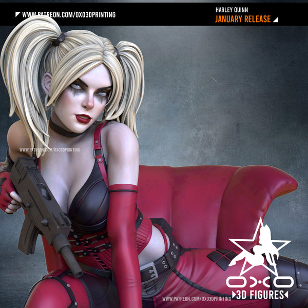 OXO3D : Harley Quinn
