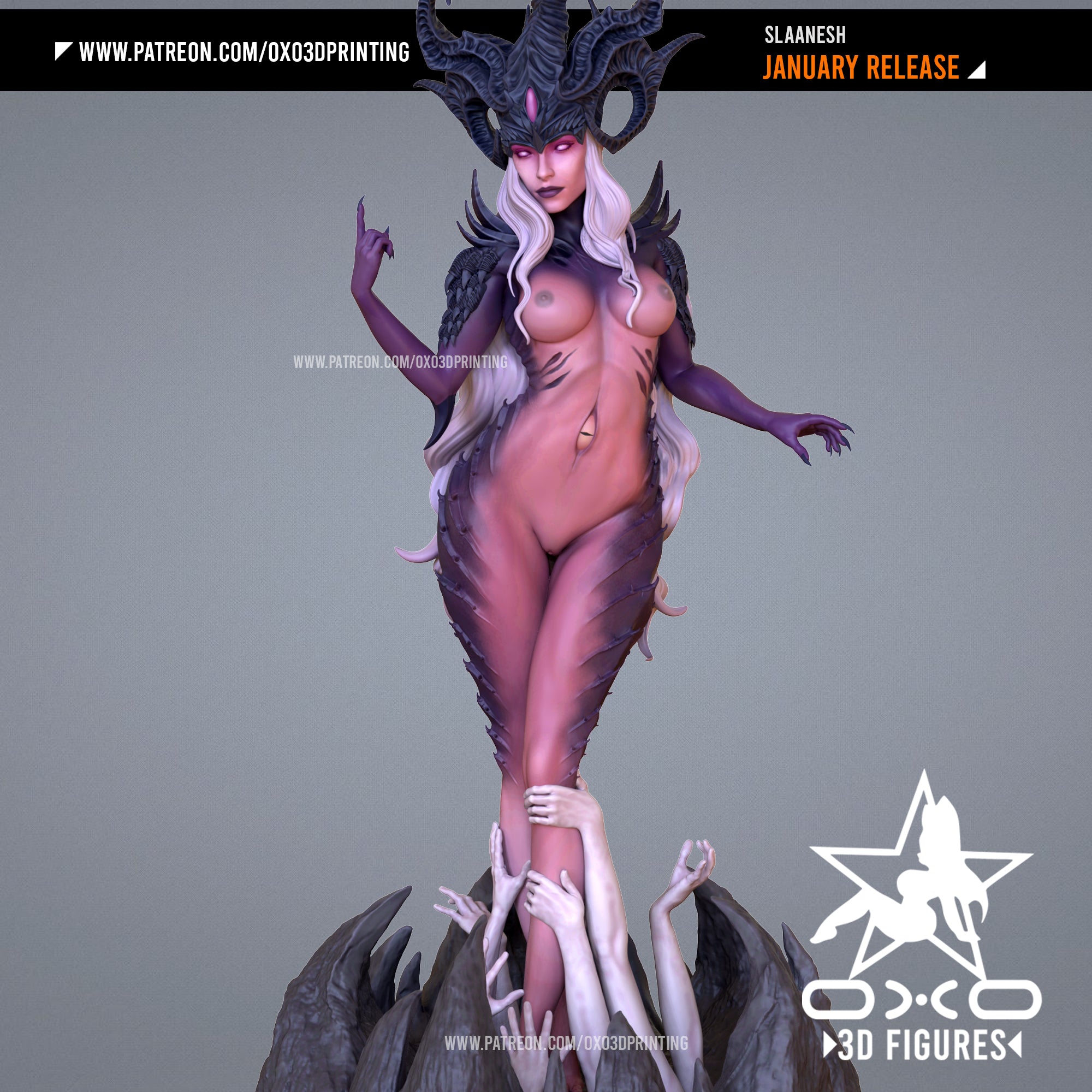 OXO3D : Demon Dark Princess Waifu