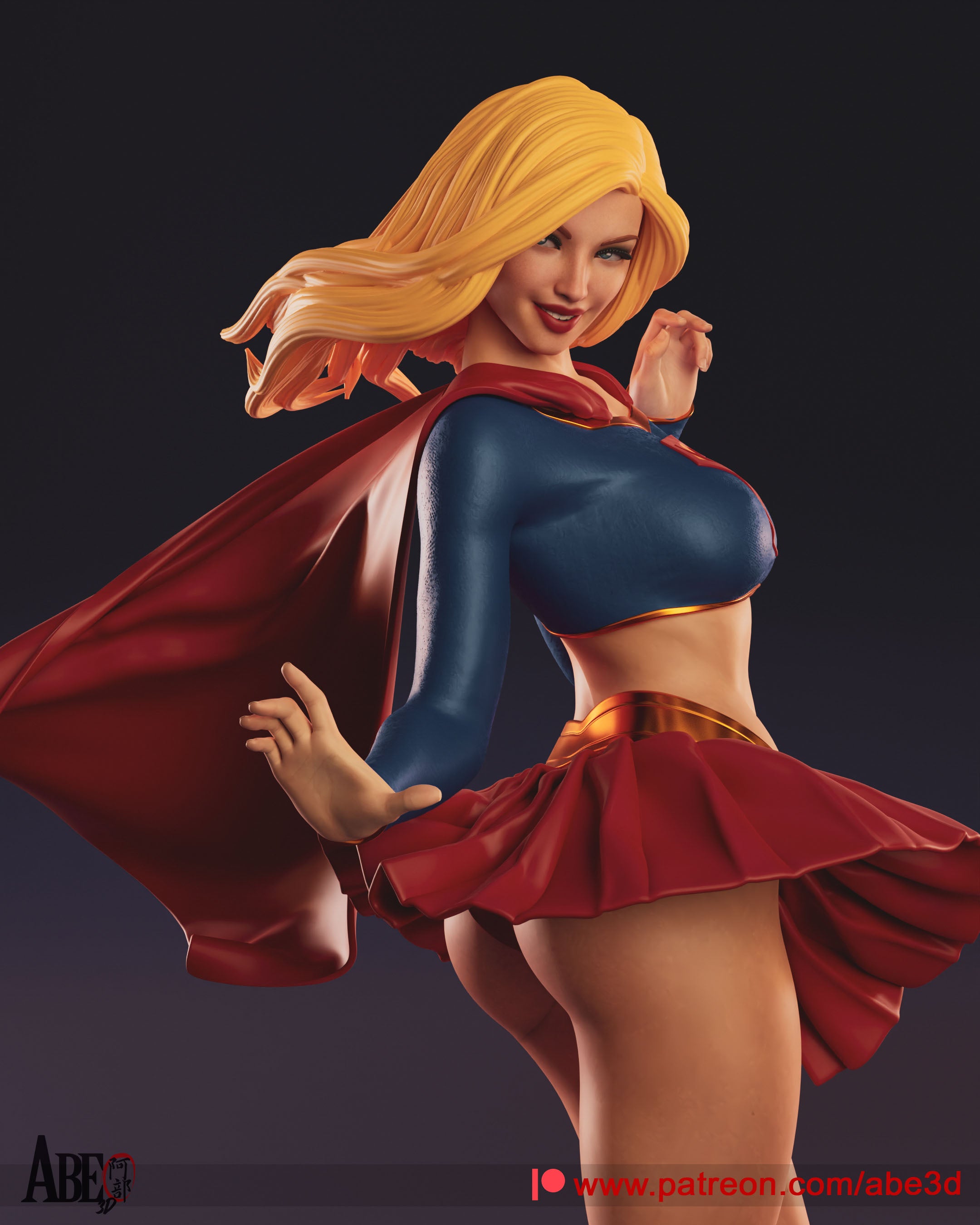 Abe3D : Supergirl